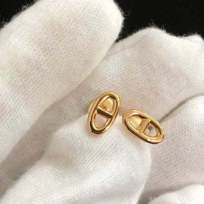 [Angela Jewellery]CHAINE SMALL EARRINGS GOLD AND SILVER