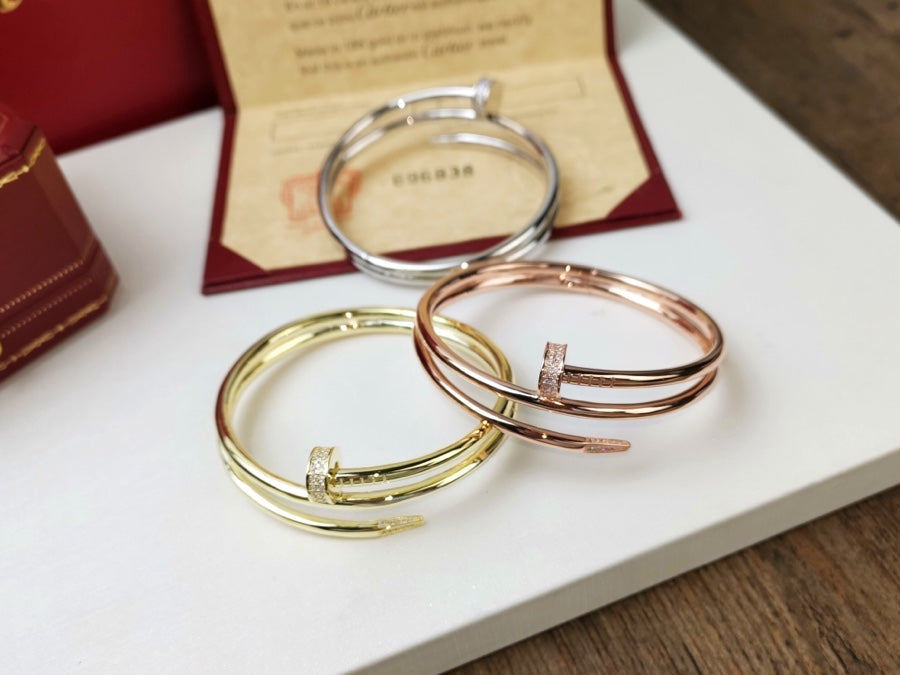 [Angela Jewellery]JUSTE BRACELET 3.5MM DOUBLE ROW DIAMOND