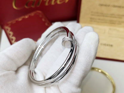 [Angela Jewellery]JUSTE BRACELET 3.5MM DOUBLE ROW DIAMOND