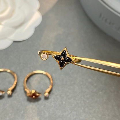 [Angela Jewellery]STAR 1 DIAMOND OPEN RING