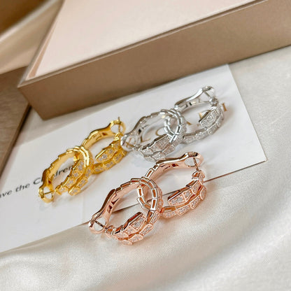 [Angela Jewellery]SERPENTI EARRINGS DIAMOND