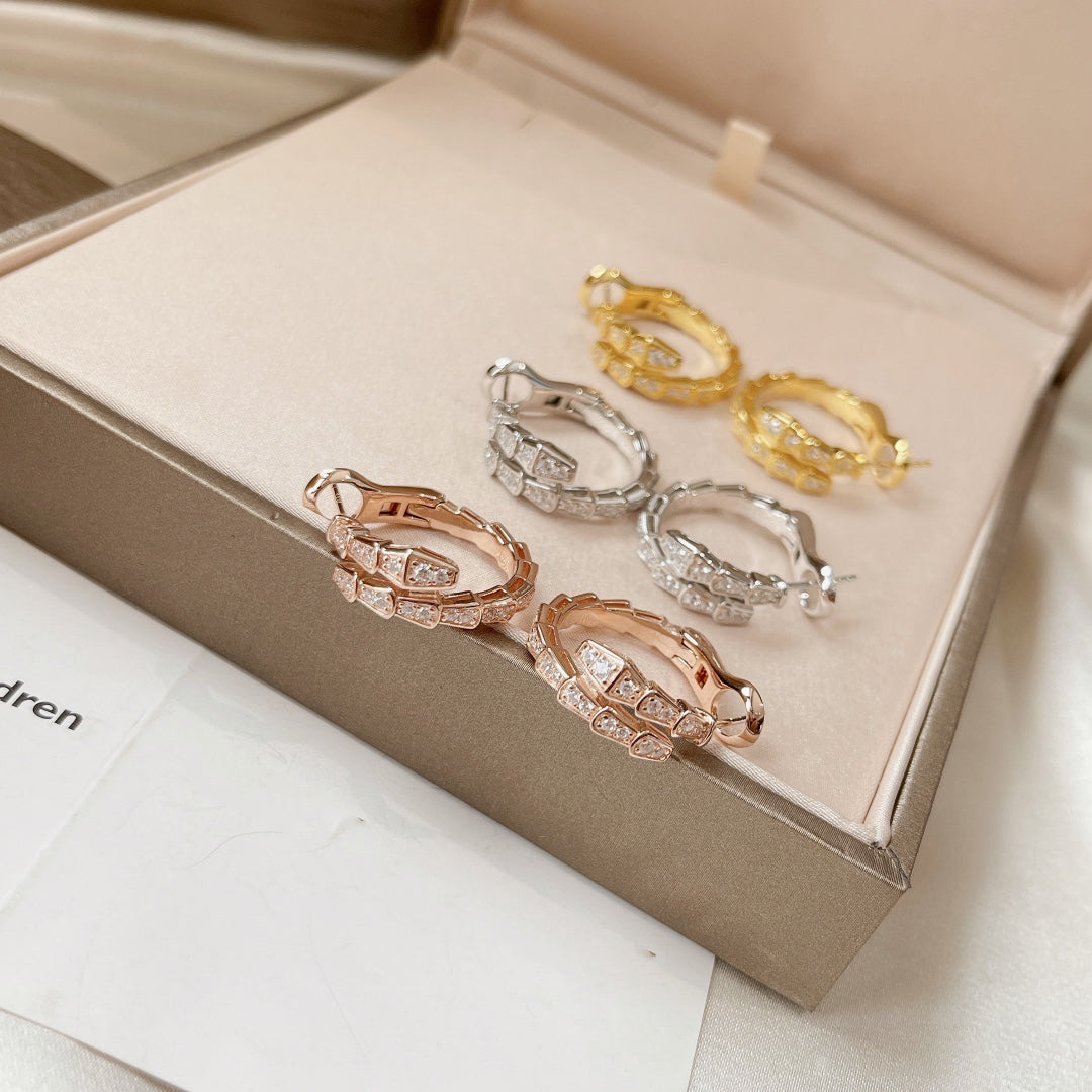 [Angela Jewellery]SERPENTI EARRINGS DIAMOND