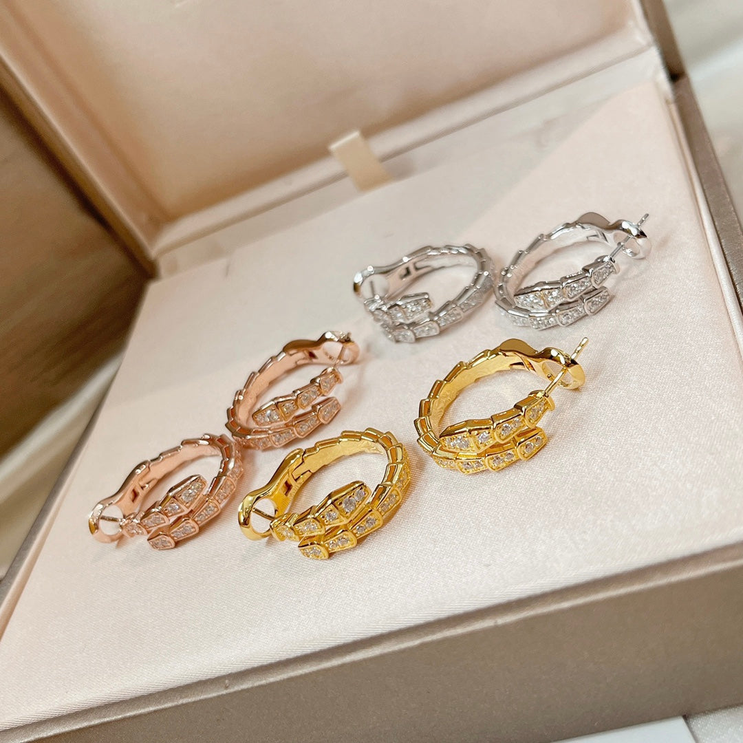 [Angela Jewellery]SERPENTI EARRINGS DIAMOND