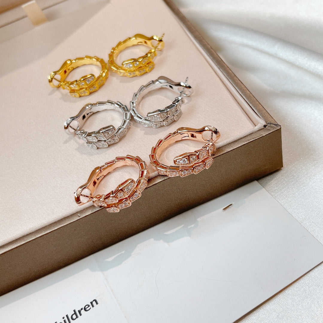 [Angela Jewellery]SERPENTI EARRINGS DIAMOND