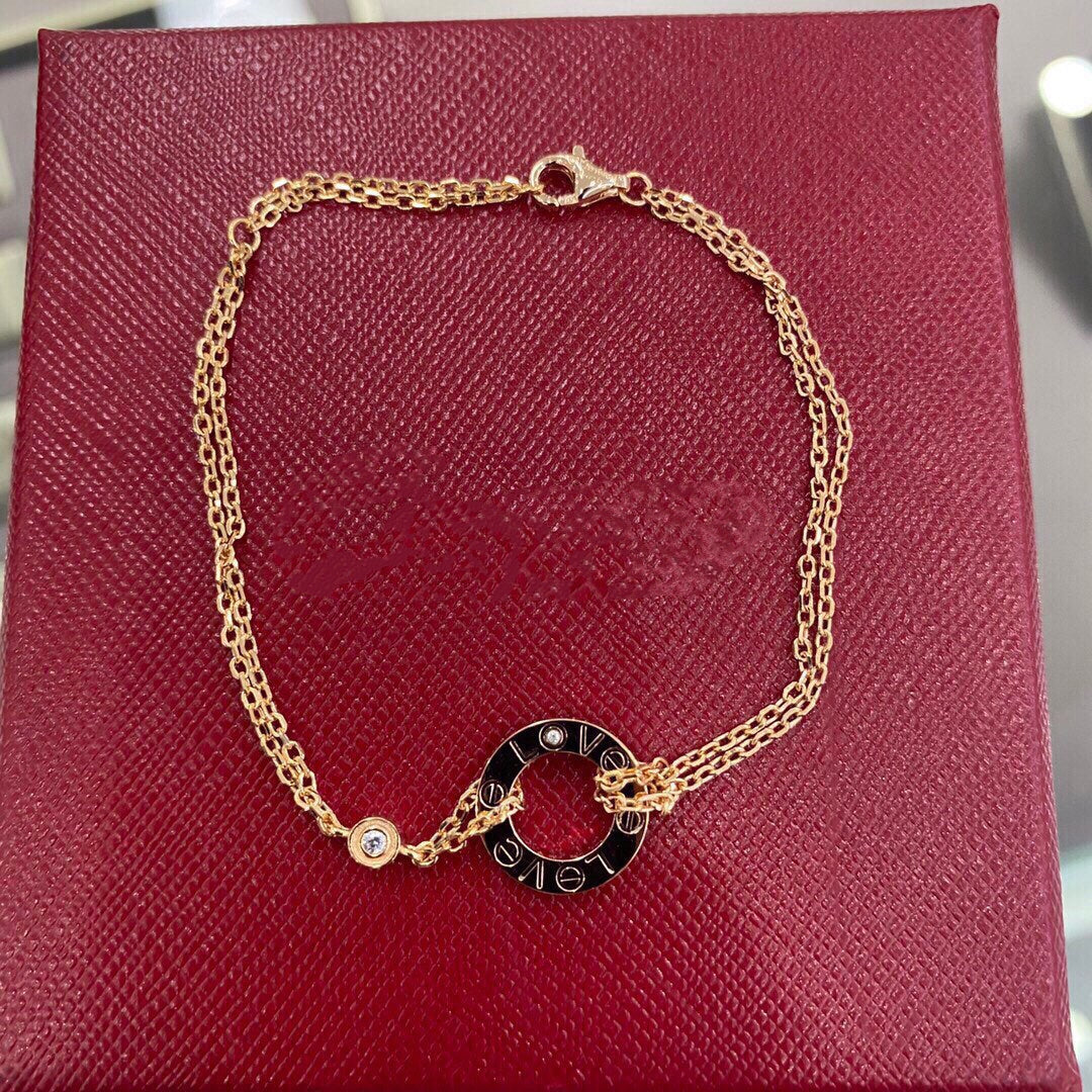 [Angela Jewellery]LOVE BRACELET 2 DIAMOND