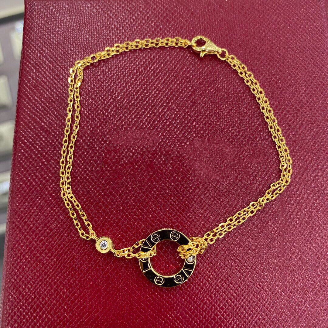[Angela Jewellery]LOVE BRACELET 2 DIAMOND
