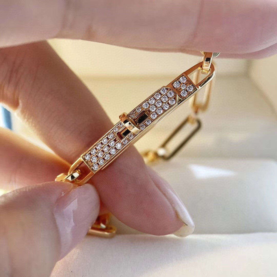 [Angela Jewellery]CHAINE BRACELET SMALL MODEL DIAMOND