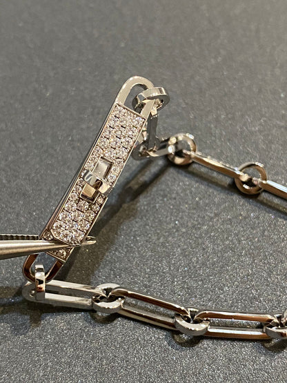 [Angela Jewellery]CHAINE BRACELET SMALL MODEL DIAMOND