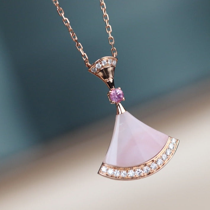 [Angela Jewellery]DREAM NECKLACE PINK MOP DIAMOND