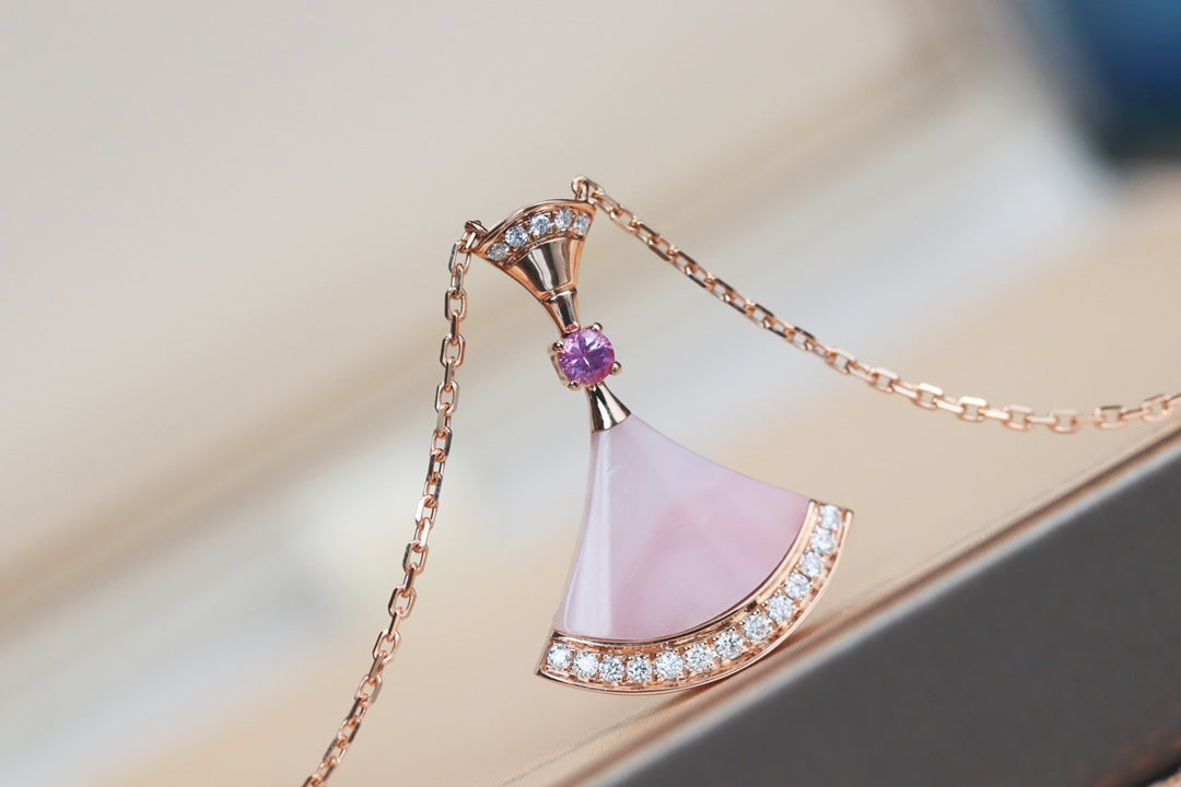 [Angela Jewellery]DREAM NECKLACE PINK MOP DIAMOND