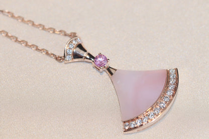 [Angela Jewellery]DREAM NECKLACE PINK MOP DIAMOND
