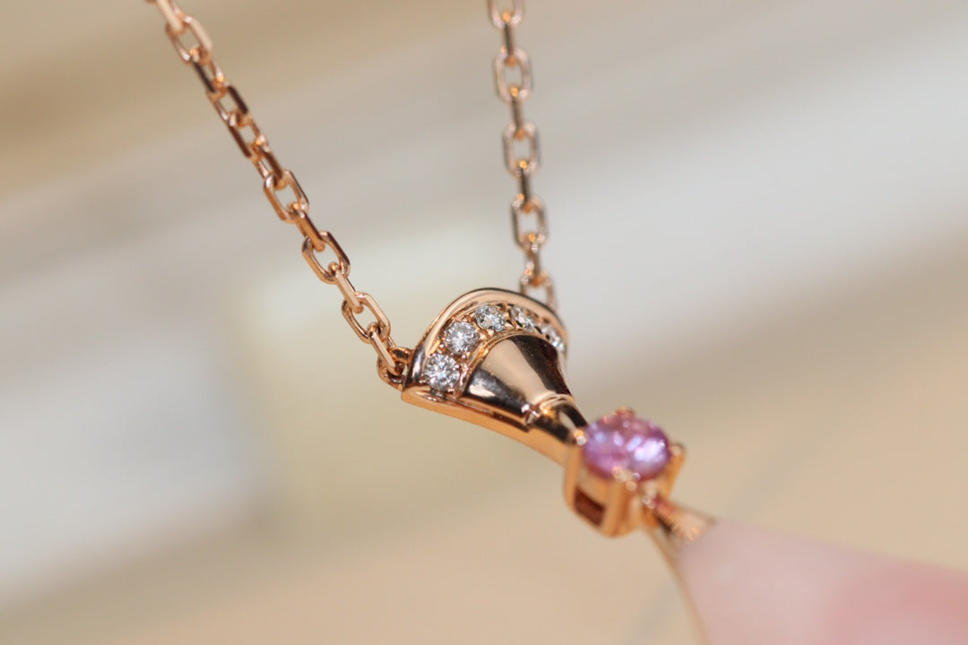 [Angela Jewellery]DREAM NECKLACE PINK MOP DIAMOND