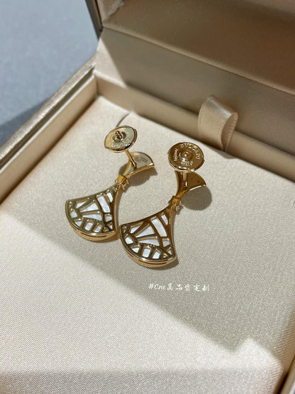 [Angela Jewellery]DREAM MOP 1 DIAMOND EARRINGS