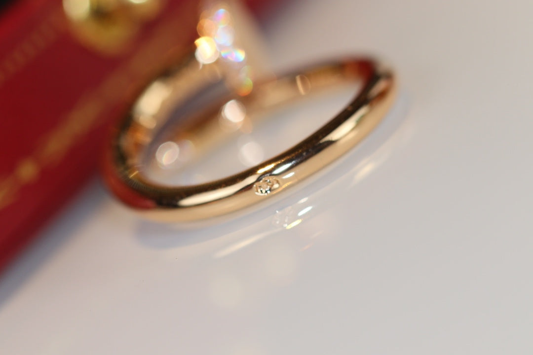 [Angela Jewellery]JUSTE RING 2.65MM GOLD DIAMOND