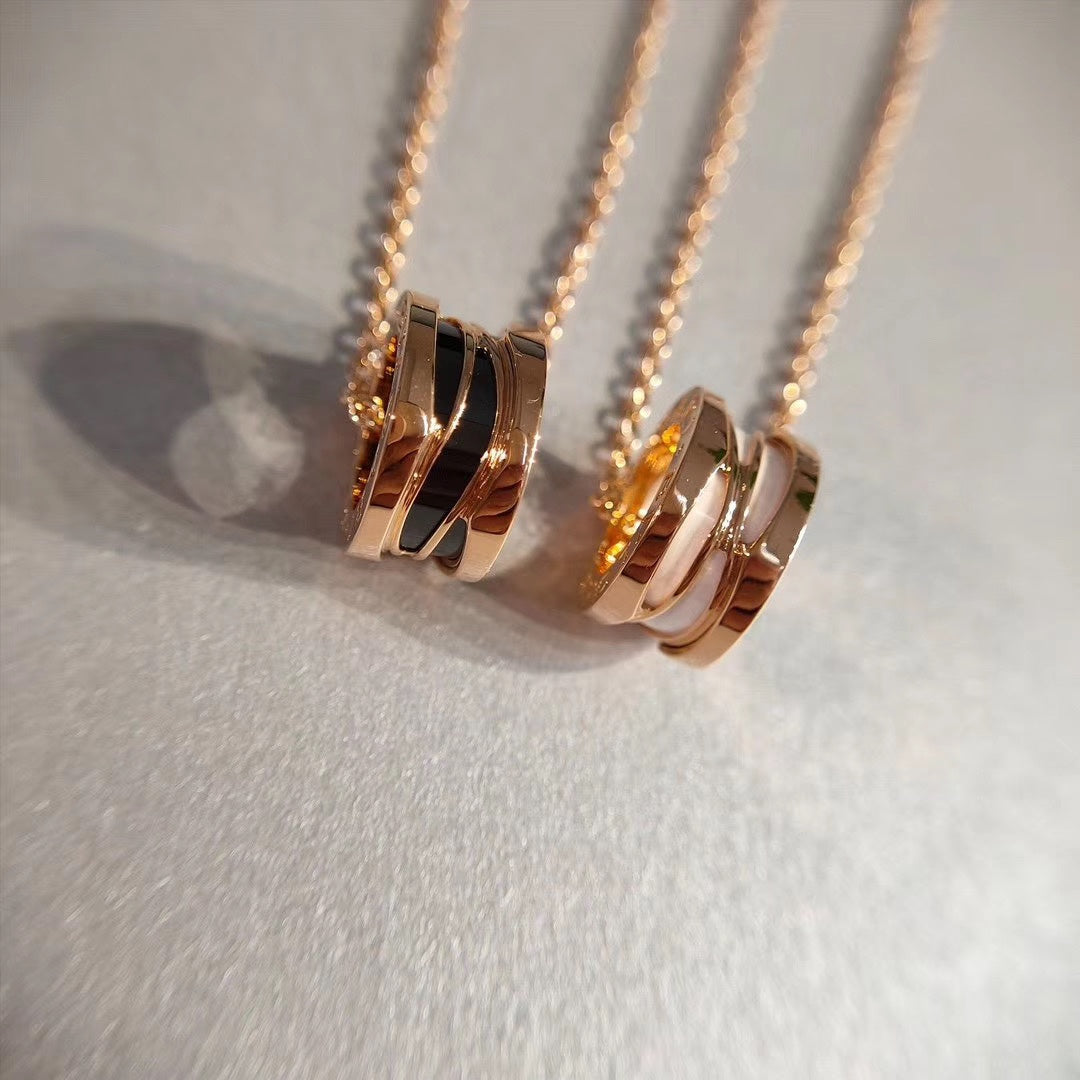 [Angela Jewellery]ZERO 1 NECKLACE PINK GOLD