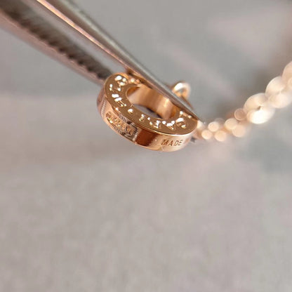 [Angela Jewellery]ZERO 1 NECKLACE PINK GOLD