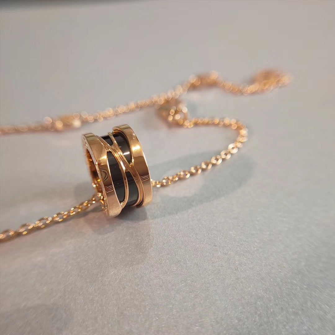 [Angela Jewellery]ZERO 1 NECKLACE PINK GOLD