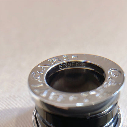 [Angela Jewellery]ZERO 1 BLACK CERAMIC SILVER NECKLACE