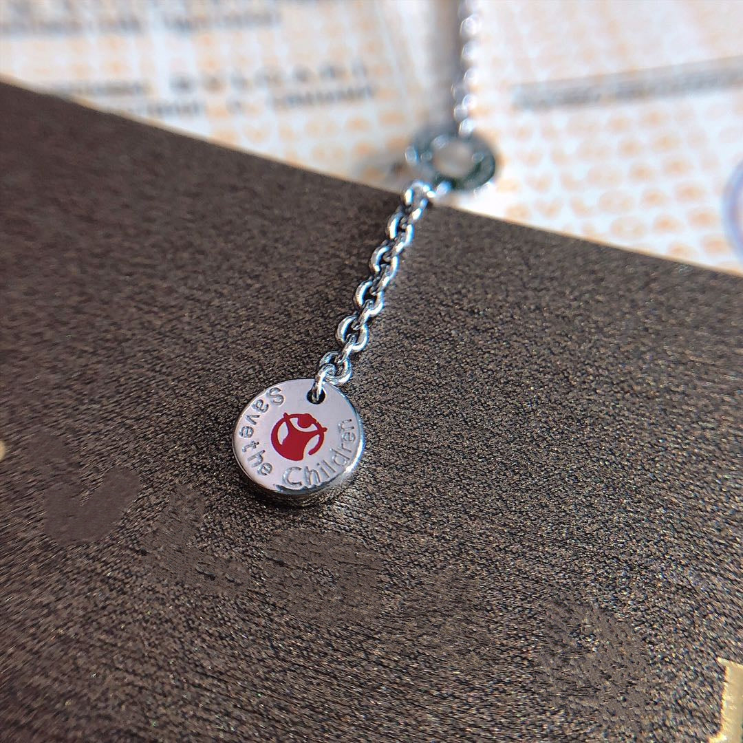 [Angela Jewellery]ZERO 1 BLACK CERAMIC SILVER NECKLACE