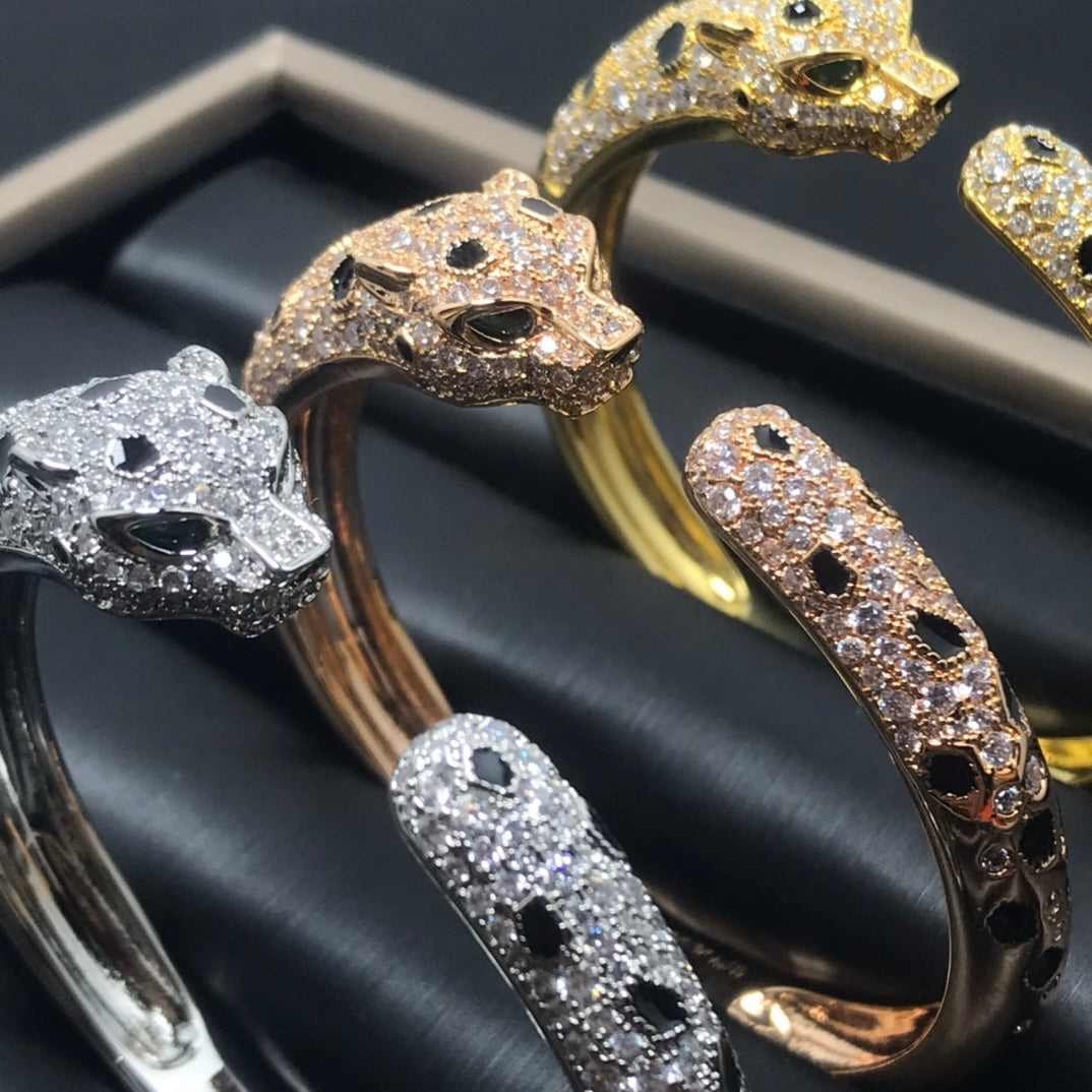 [Angela Jewellery]PANTHERE BIG BRACELET DIAMONDS