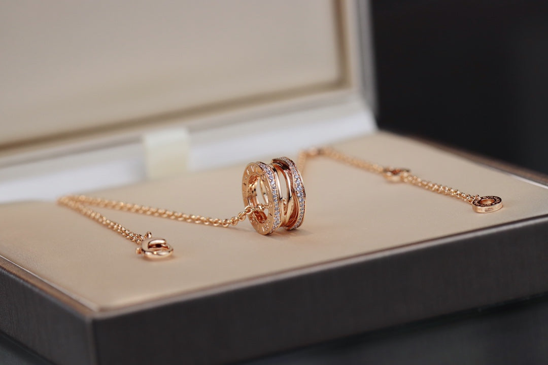[Angela Jewellery]ZERO 1 PINK GOLD NECKLACE