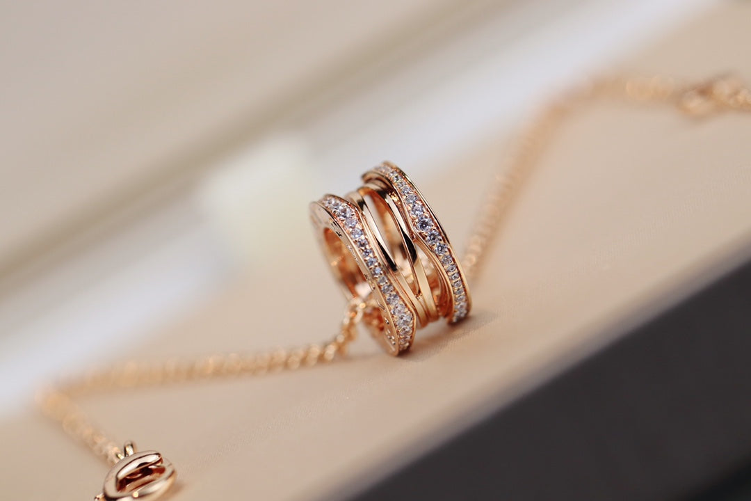 [Angela Jewellery]ZERO 1 PINK GOLD NECKLACE