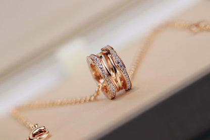 [Angela Jewellery]ZERO 1 PINK GOLD NECKLACE