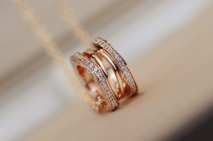 [Angela Jewellery]ZERO 1 PINK GOLD NECKLACE