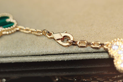 [Angela Jewellery]CLOVER 20 MOTIFS ONYX ROSE GOLD
