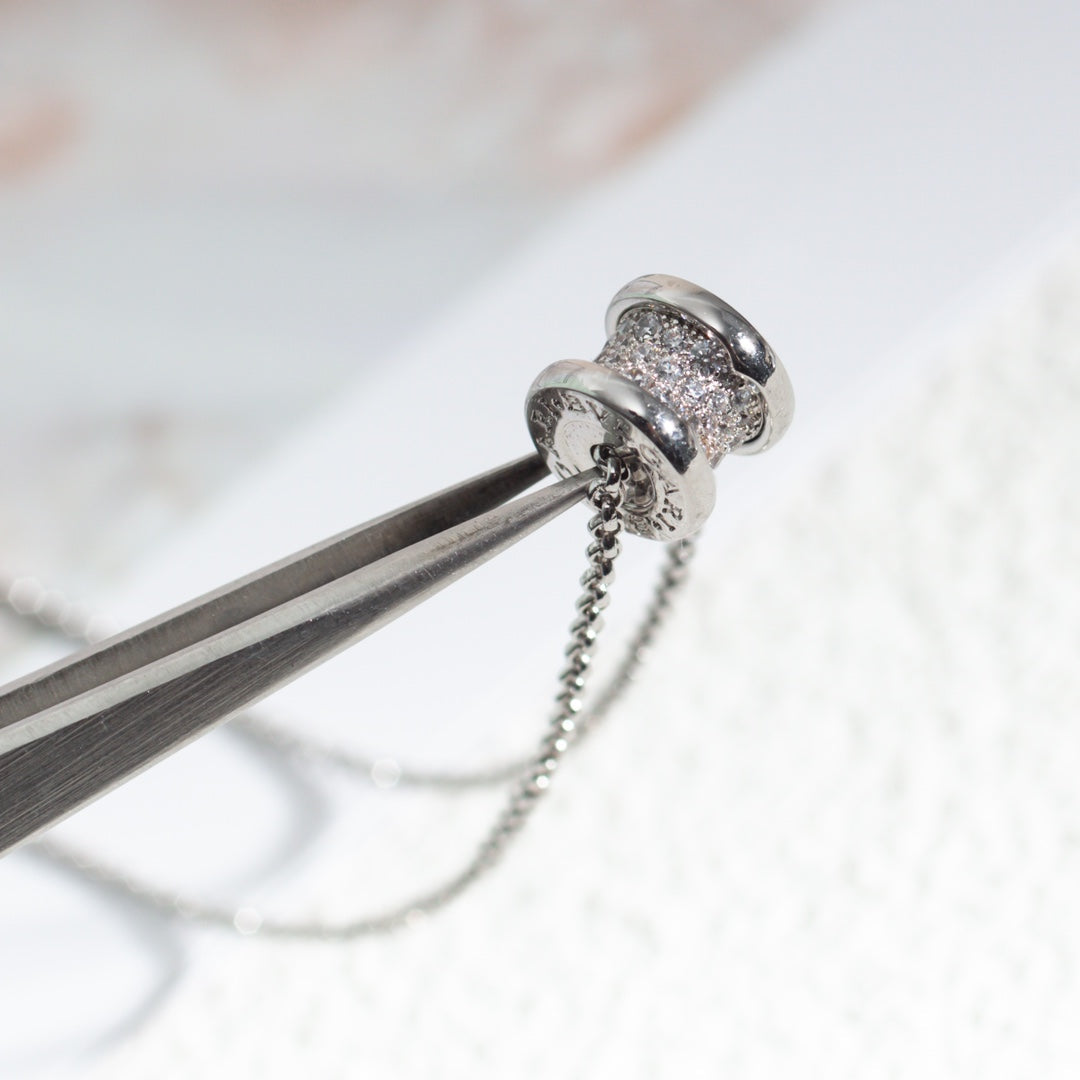 [Angela Jewellery]ZERO 1 SILVER DIAMOND NECKLACE
