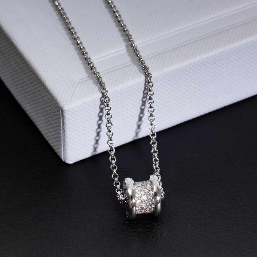[Angela Jewellery]ZERO 1 SILVER DIAMOND NECKLACE