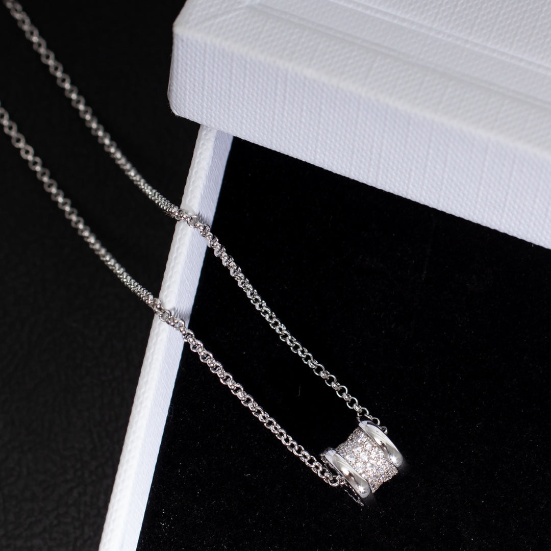 [Angela Jewellery]ZERO 1 SILVER DIAMOND NECKLACE