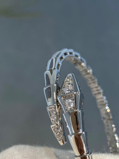 [Angela Jewellery]SERPENTI BRACELET DIAMONDS SILVER