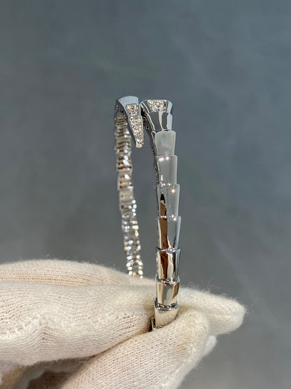 [Angela Jewellery]SERPENTI BRACELET DIAMONDS SILVER
