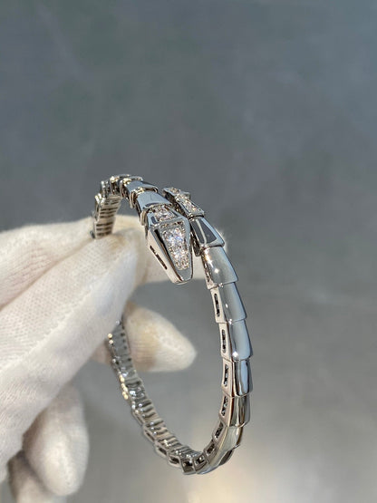 [Angela Jewellery]SERPENTI BRACELET DIAMONDS SILVER