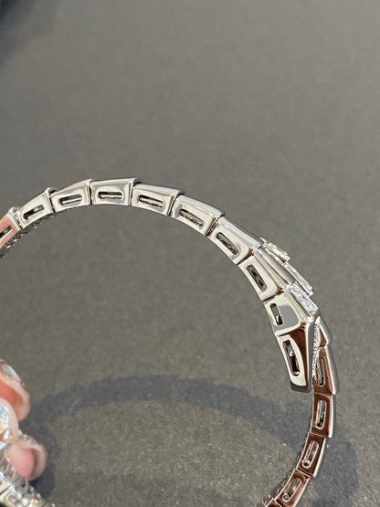 [Angela Jewellery]SERPENTI BRACELET DIAMONDS SILVER