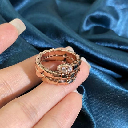 [Angela Jewellery]SERPENTS DOUBLE ROW DIAMOND RING