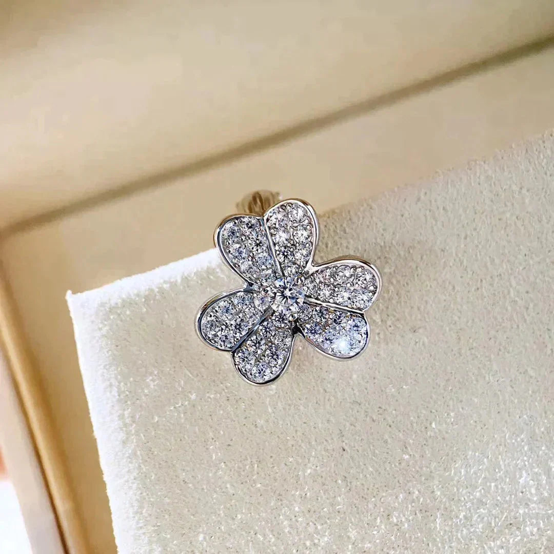 [Angela Jewellery]CLOVER COMOS DIAMOND EARRINGS SILVER