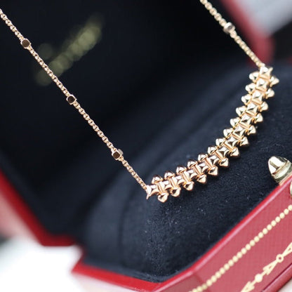 [Angela Jewellery]CLASH PINK GOLD NECKLACE