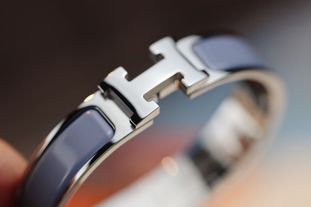 [Angela Jewellery]H BRACELET 12MM BLUE GRAY