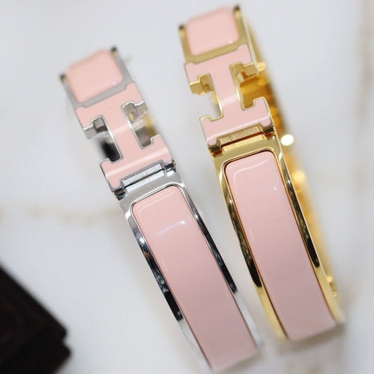 [Angela Jewellery]H BRACELET 12MM PINK