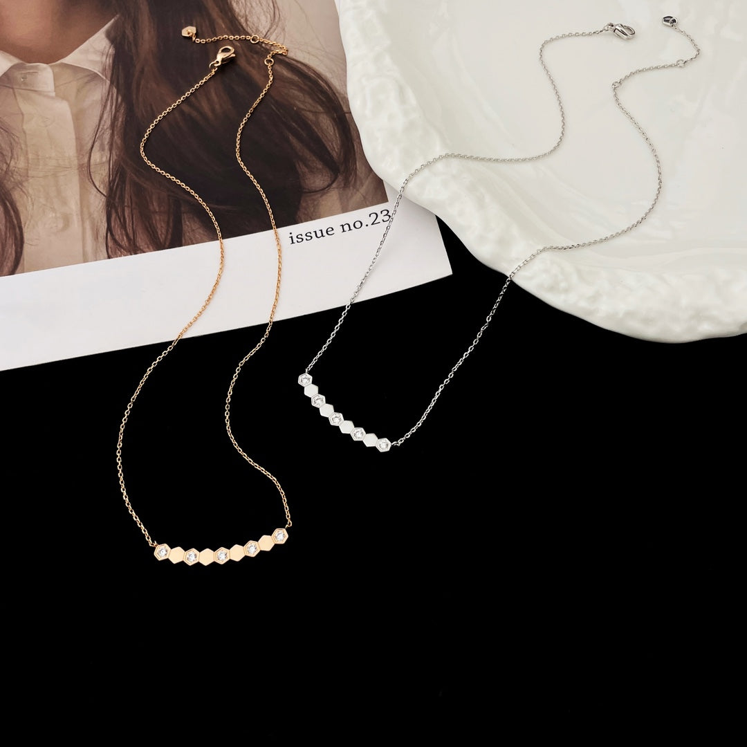 [Angela Jewellery]BEE MY LOVE DIAMOND NECKLACE