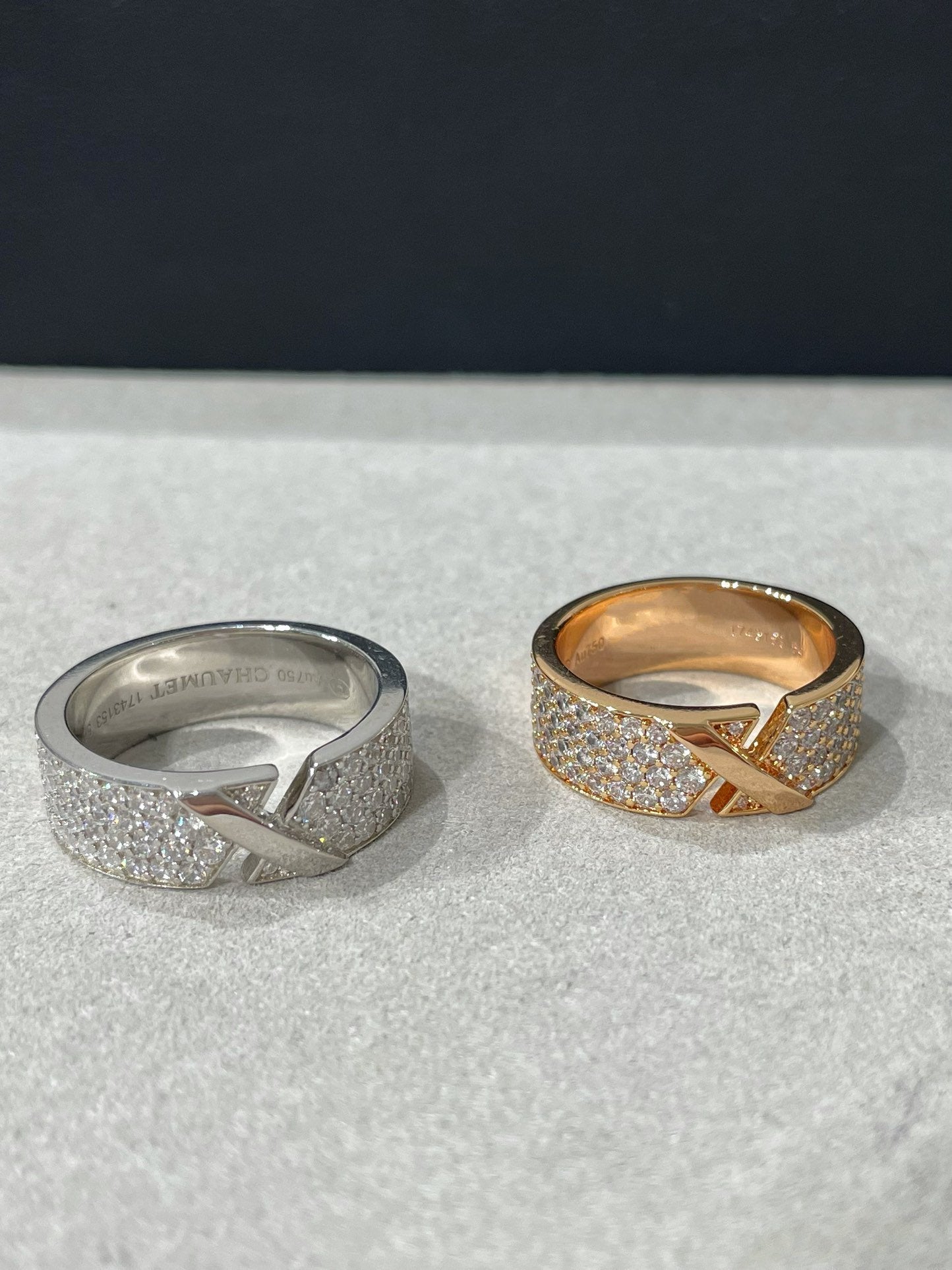 [Angela Jewellery]LIENS EVIDENCE  DIAMOND PAVED RING