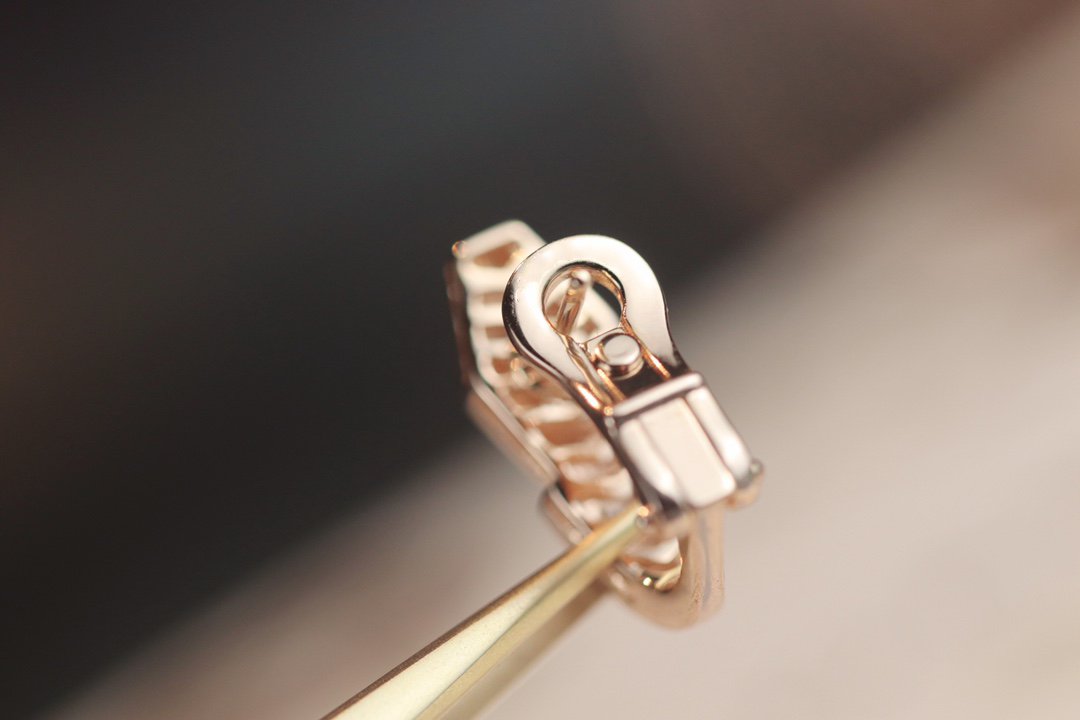 [Angela Jewellery]SERPENT PINK GOLD DIAMOND EARRINGS