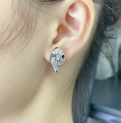 [Angela Jewellery]SERPENT DIAMOND STUD EARRINGS