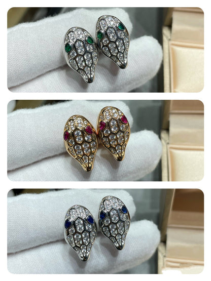 [Angela Jewellery]SERPENT DIAMOND STUD EARRINGS