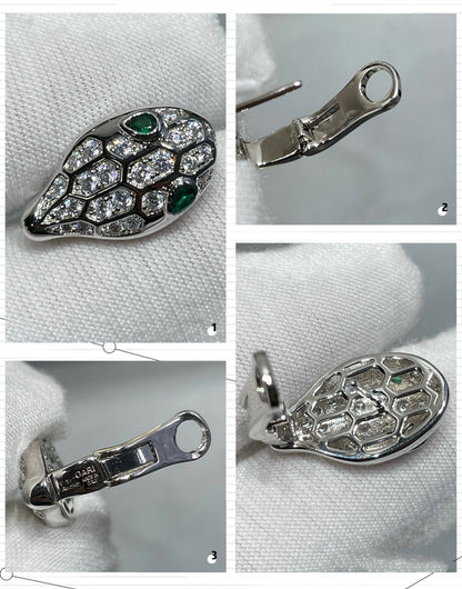 [Angela Jewellery]SERPENT DIAMOND STUD EARRINGS