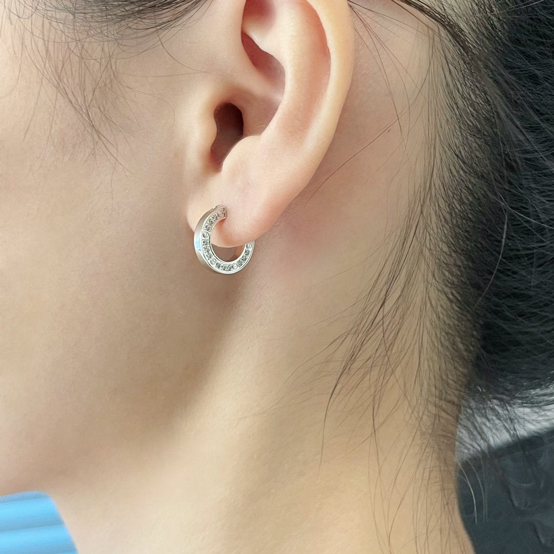 [Angela Jewellery]LOVE DIAMOND EARRINGS