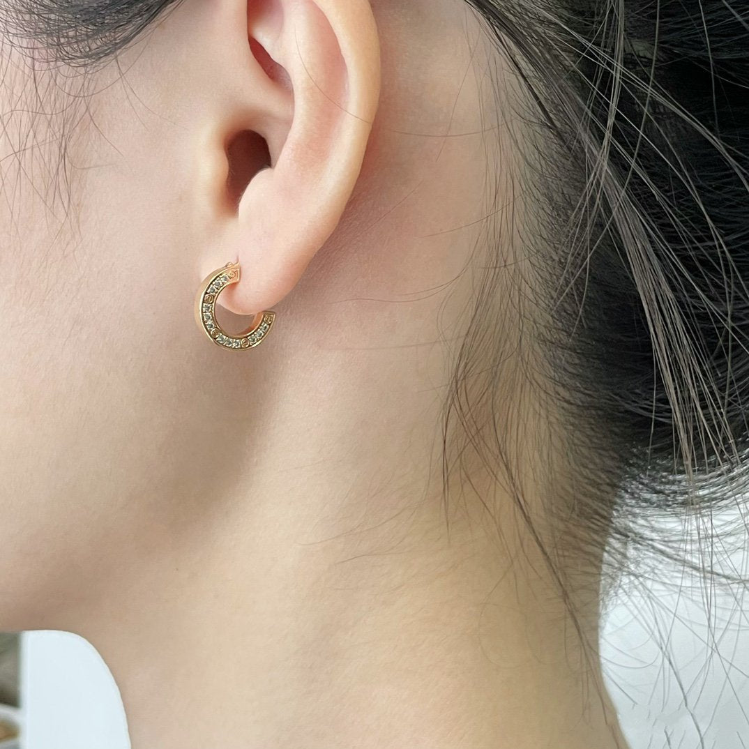 [Angela Jewellery]LOVE DIAMOND EARRINGS