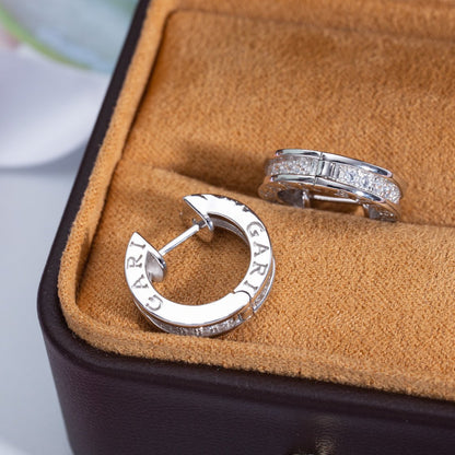 [Angela Jewellery]ZERO 1 MINI SILVER DIAMOND EARRINGS